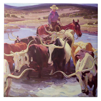 “Old Texas” door W Herbert Dunton Tegeltje