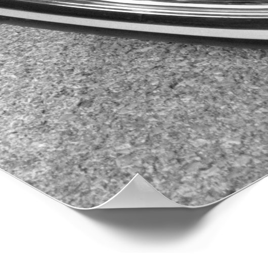 Old Thunderbird Black en White Poster (Hoek)