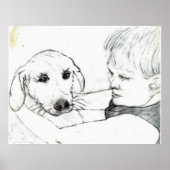 Old Thyme Pencil Sketch Wall Decor Poster (Voorkant)