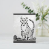 Old Tiger TomCat Briefkaart (Staand voorkant)