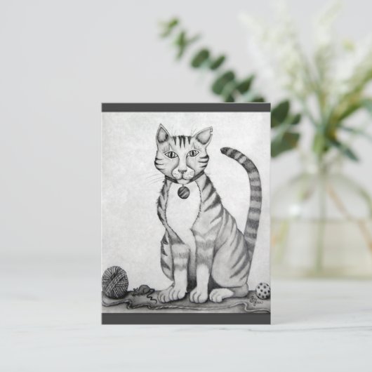 Old Tiger TomCat Briefkaart (Staand voorkant)