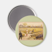Old Time Base Ball Magneet (Voorkant / Achterkant)