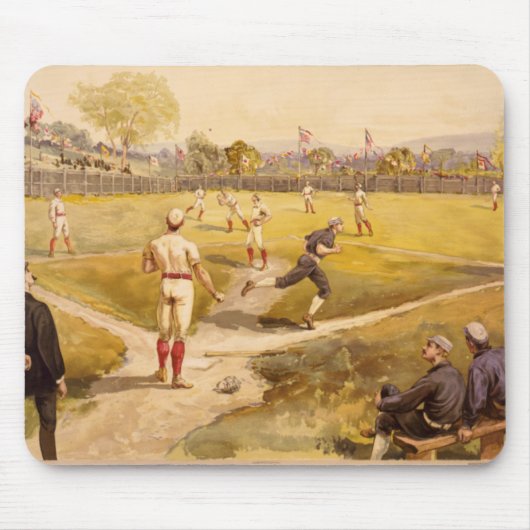 Old Time Base Ball Muismat (Voorkant)