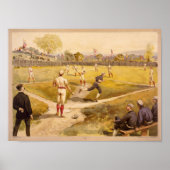 Old Time Base Ball Poster (Voorkant)