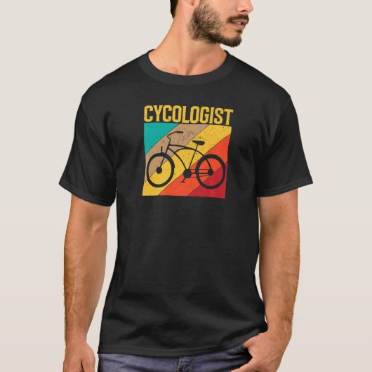 Old Time Bike Cycoloog T-shirt (Voorkant)