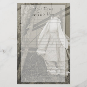 Old Time Bunny Stationery Briefpapier