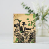 Old Time Carousing Briefkaart (Staand voorkant)