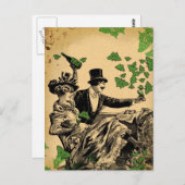 Old Time Carousing Briefkaart (Voorkant / Achterkant)