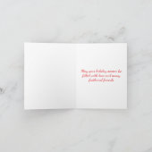 Old Time Duck Familie Gevouwen Wenskaart Kaart (Binnen)