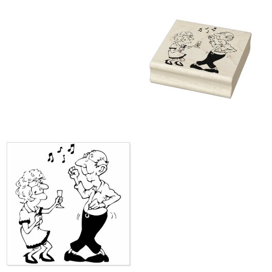 Old Time Fun Rubberstempel (Gestempeld)