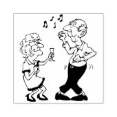 Old Time Fun Rubberstempel (Afrduk)