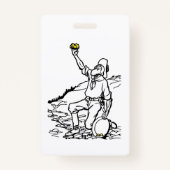 Old Time Gold Miner Prospector Badge (Voorkant)