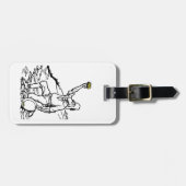 Old Time Gold Miner Prospector Bagagelabel (Voorkant horizontaal)