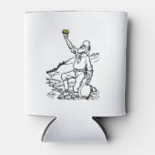 Old Time Gold Miner Prospector Blikjeskoeler (Voorkant)