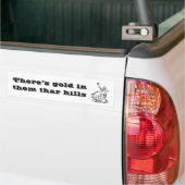 Old Time Gold Miner Prospector Bumpersticker (Op Truck)