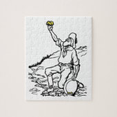 Old Time Gold Miner Prospector Legpuzzel (Verticaal)