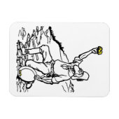 Old Time Gold Miner Prospector Magneet (Horizontaal)
