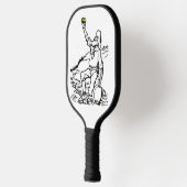 Old Time Gold Miner Prospector Pickleball Paddle (Links)