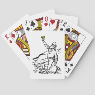 Old Time Gold Miner Prospector Pokerkaarten