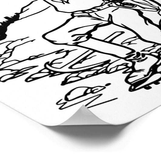 Old Time Gold Miner Prospector Poster (Hoek)