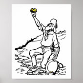 Old Time Gold Miner Prospector Poster (Voorkant)