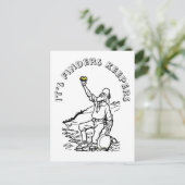 Old Time Gold Prospector Briefkaart (Staand voorkant)