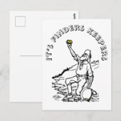 Old Time Gold Prospector Briefkaart (Voorkant / Achterkant)