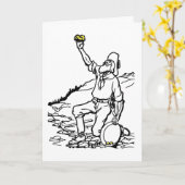 Old Time Gold Prospector Kaart (Gele Bloem)