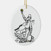 Old Time Gold Prospector Keramisch Ornament (Rechts)