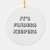 Old Time Gold Prospector Keramisch Ornament (Achterkant)