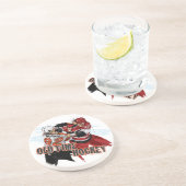 Old Time Hockey Beverage Coaster Zandsteen Onderzetter (Zijkant)