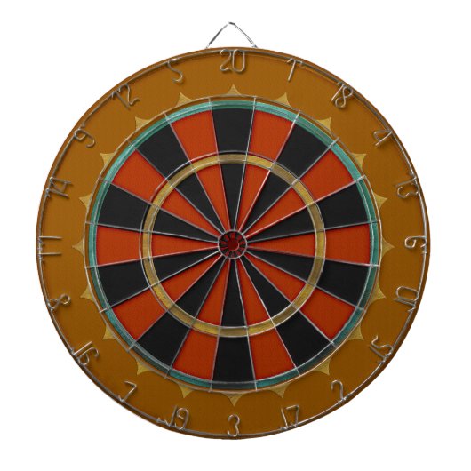 Old-Time Leather Big Top Dartbord (Voorkant)
