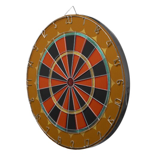 Old-Time Leather Big Top Dartbord (Voorkant Rechts)