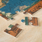 Old Time Long Island Map Puzzle Legpuzzel (Zijkant)
