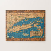 Old Time Long Island Map Puzzle Legpuzzel (Horizontaal)