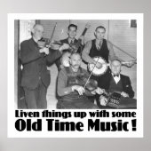 Old Time Music Poster (Voorkant)