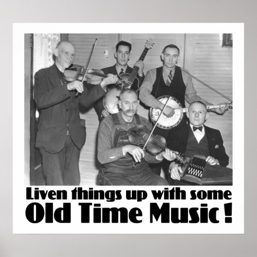 Old Time Music Poster (Voorkant)