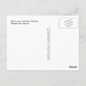 Old Time Music ~ The Fiddler Briefkaart (Achterkant)