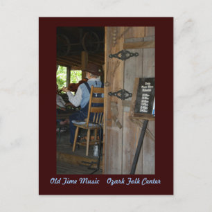Old Time Music ~ The Fiddler Briefkaart