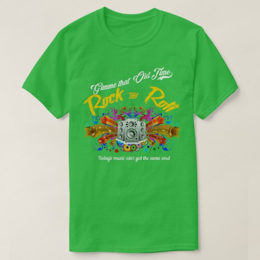 Old Time Rock en Roll T-shirt (Design voorkant)