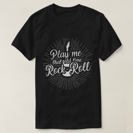 Old Time Rock &x27;n Rollklassieke T-Shirt (Design voorkant)