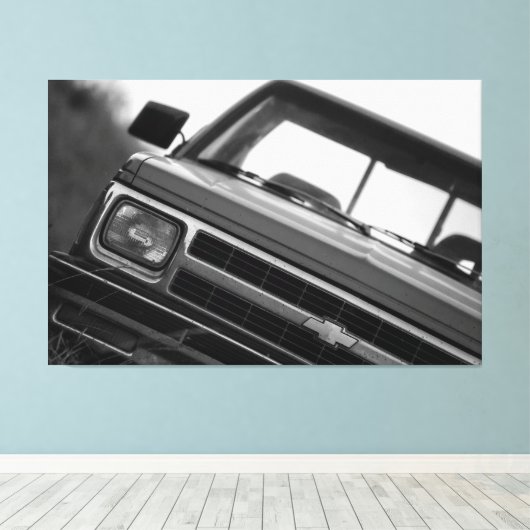  Old Timer Chevrolet Canvas Afdruk (Insitu (Houten vloer))