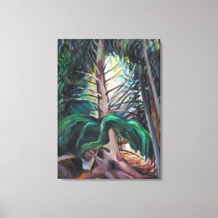 Old Timer Emily Carr Canvas Afdruk