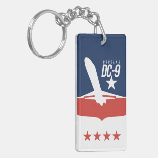 Old timer Jet Sleutelhanger (Voorkant Links)