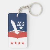 Old timer Jet Sleutelhanger (achterkant)