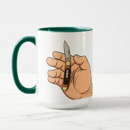 Old Timey Pocketknife Mug for Dads Mok