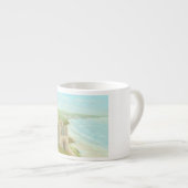 Old Tin Mine, Coast Path, Cornwall Espresso Mok (Voorkant rechts)