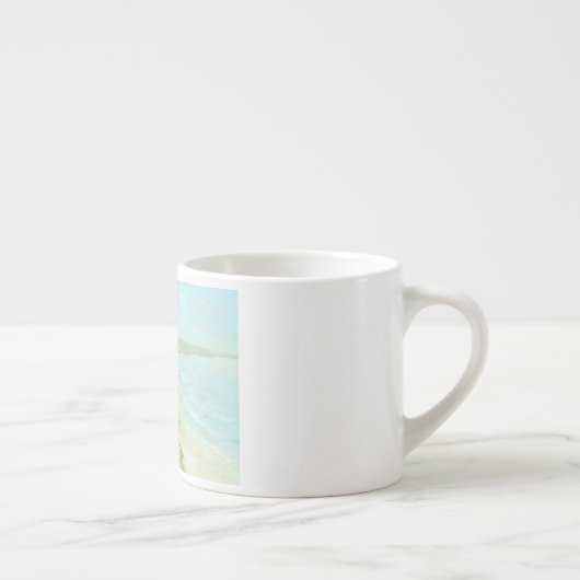 Old Tin Mine, Coast Path, Cornwall Espresso Mok (Rechts)