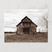 Old Tobacco Barn Briefkaart (Voorkant)