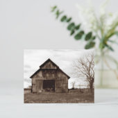 Old Tobacco Boerderij Barn Briefkaart (Staand voorkant)